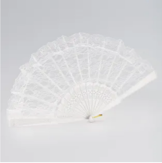 LACE FAN WHITE - RAD Hong Kong